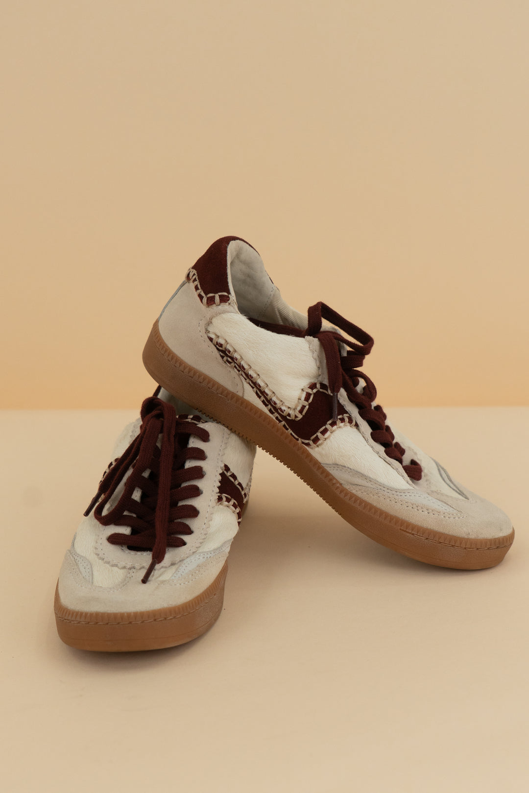 dolce vita ivory/maroon sneakers (6)