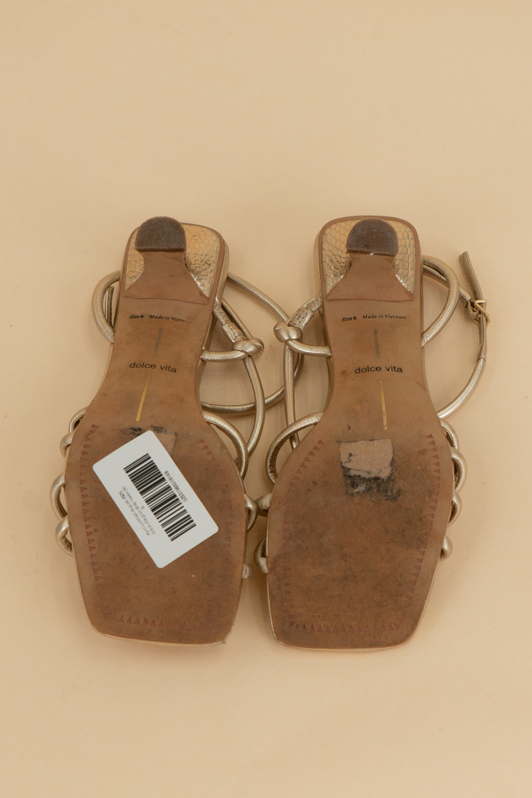 dolce vita gold strap heels (6)