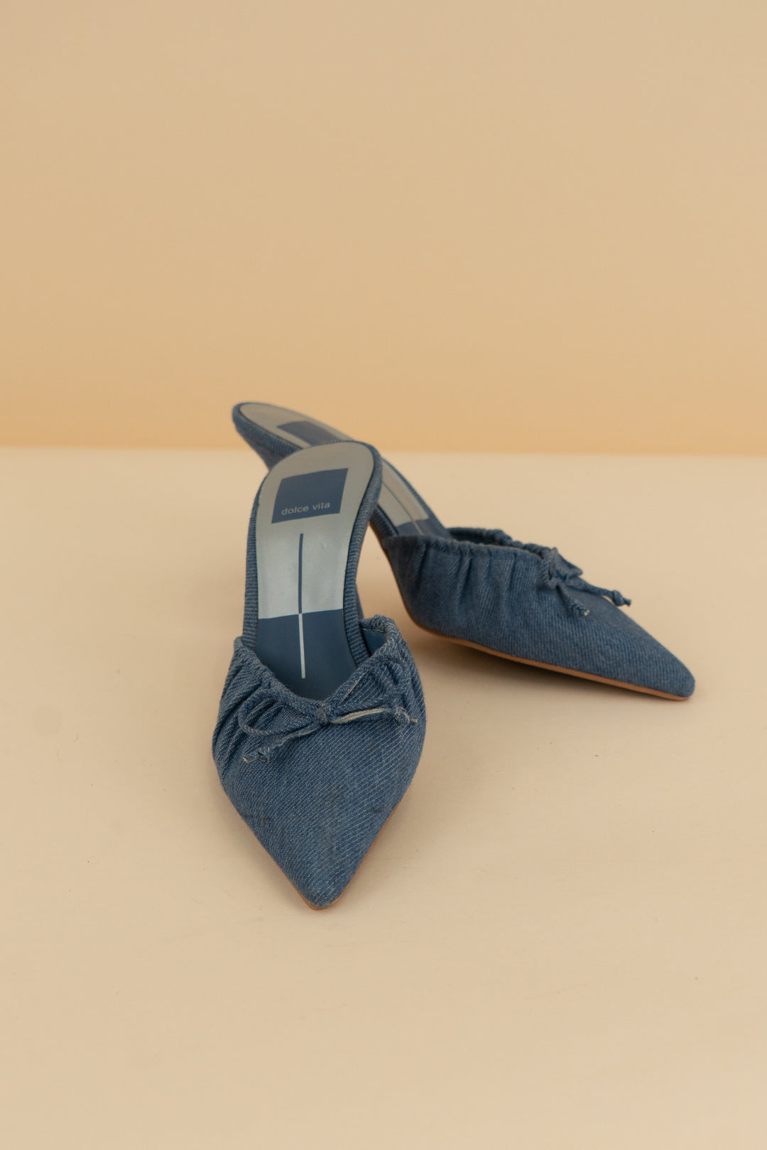 dolce vita denim pumps (5.5)