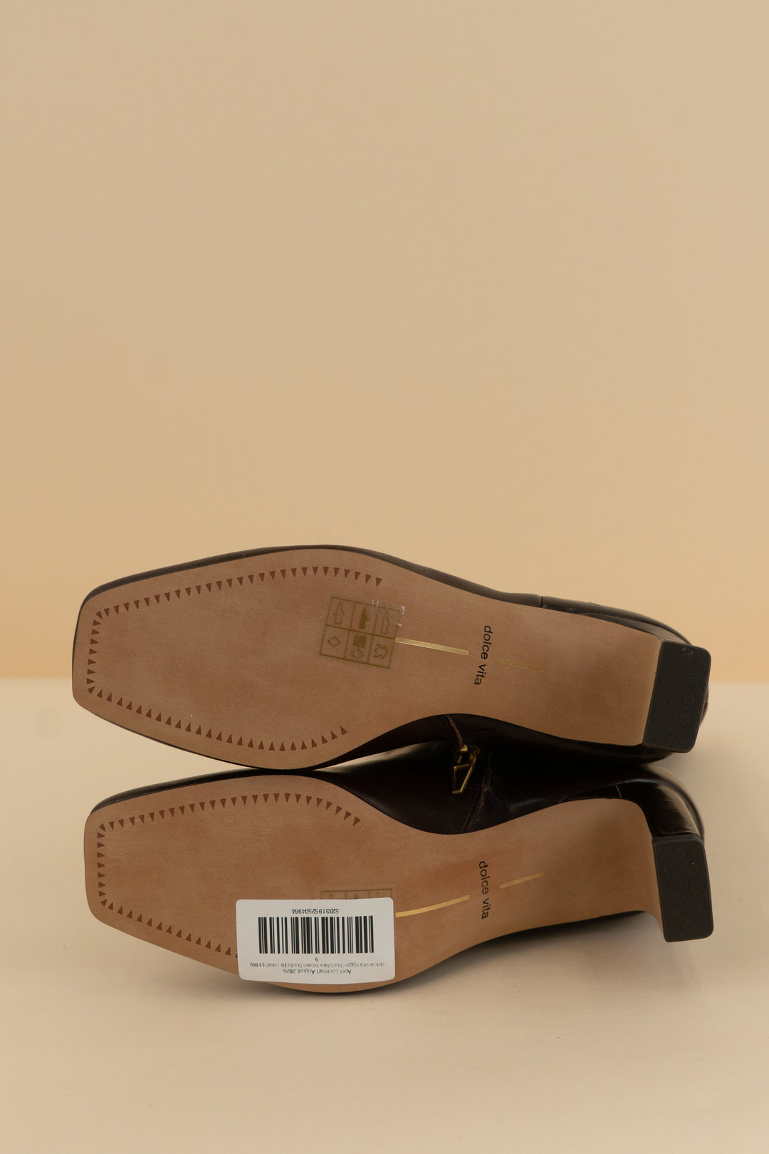 dolce vita riggs chocolate brown boots (6; retail $180)