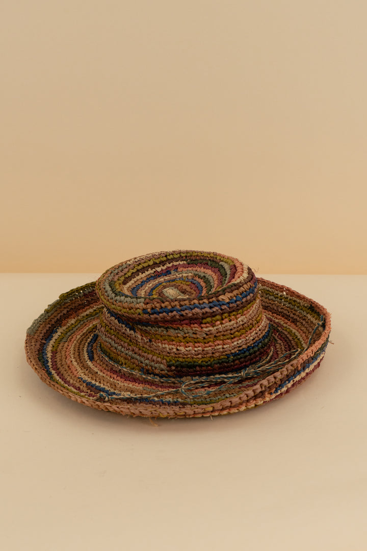 san diego hat co. multi rattan woven hat