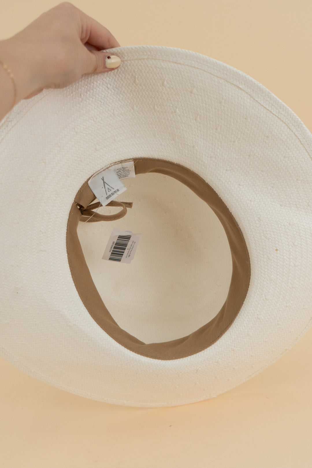 nikki beach white panama hat