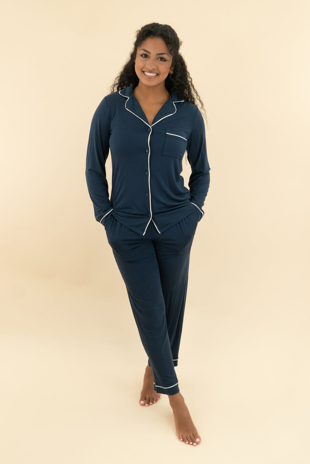 Tommy John navy pajama set (s; retail $146)
