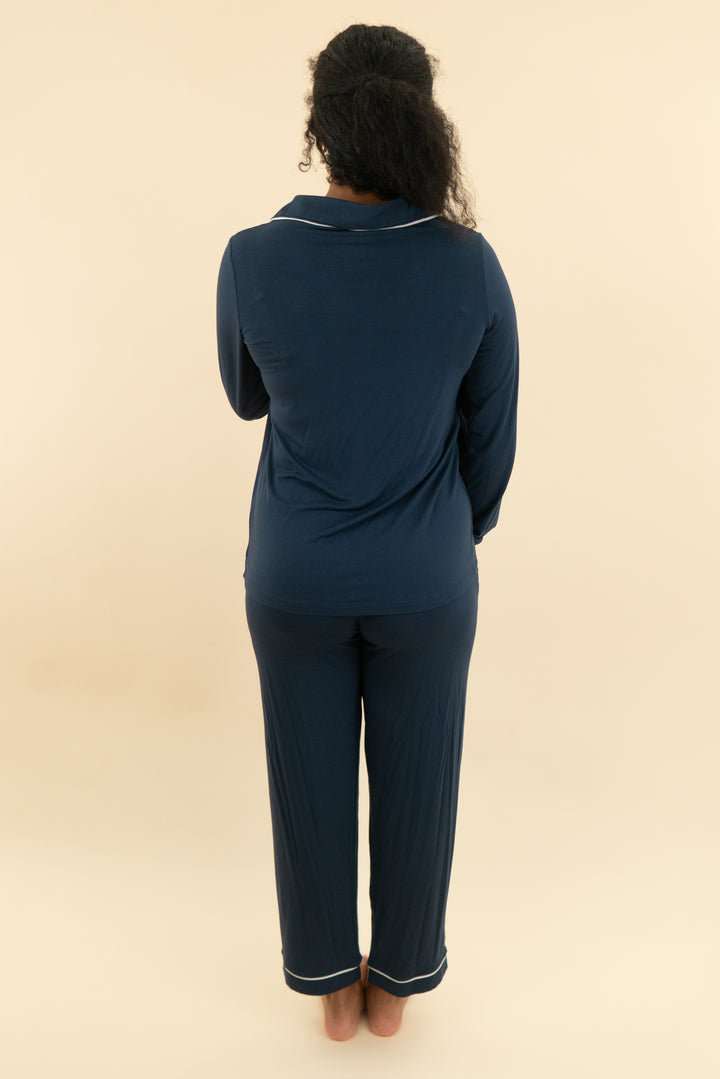 Tommy John navy pajama set (s; retail $146)