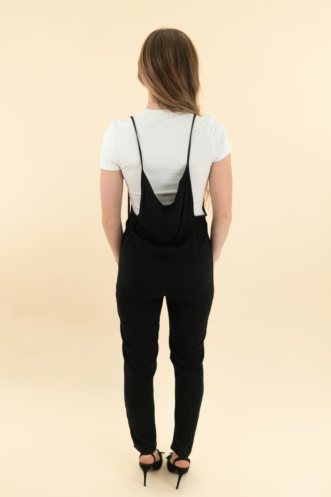 stevie hender black jumpsuit (s)