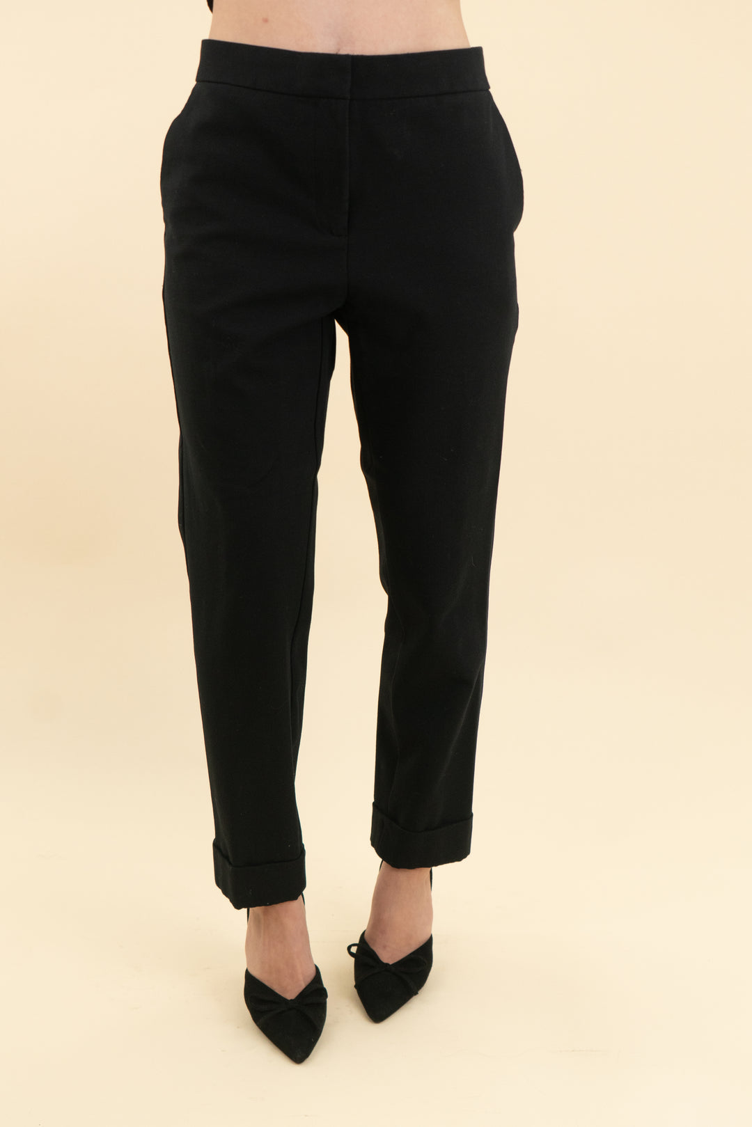 ann taylor black work pants (2; retail $119)