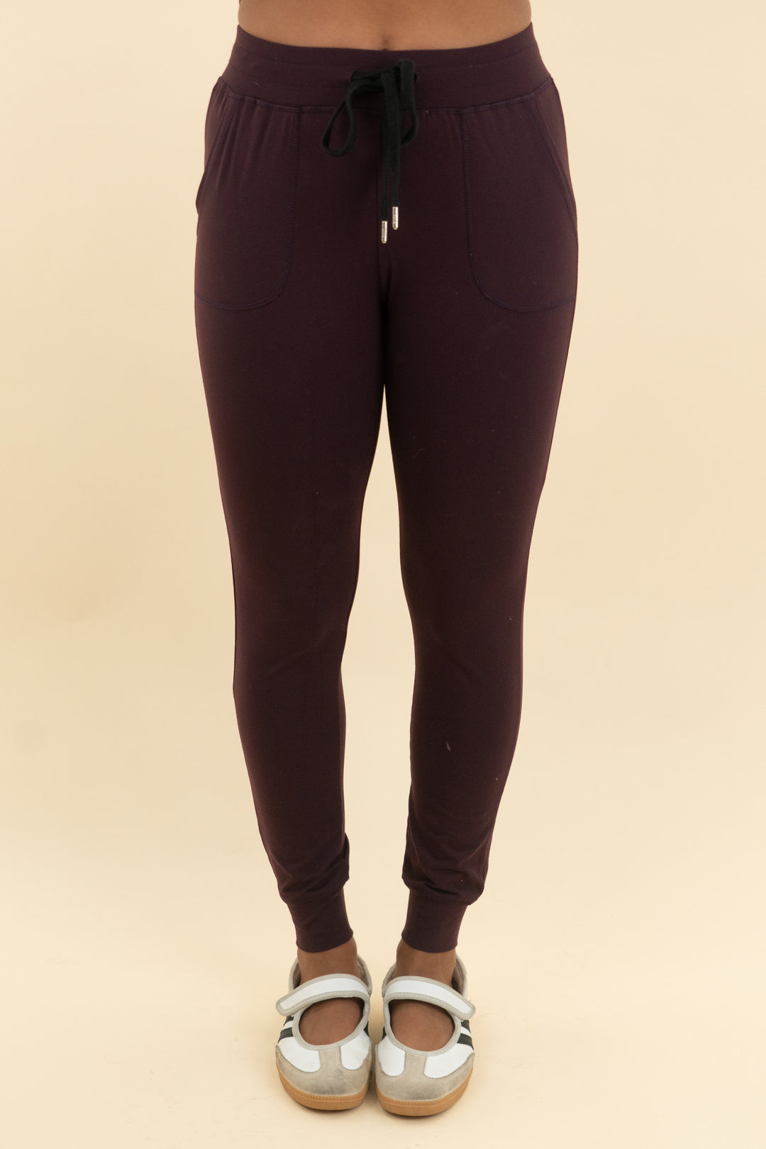 zyia active maroon joggers (xs)