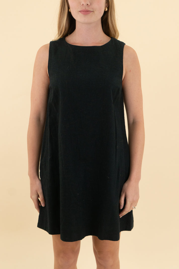 abercrombie & fitch black shift dress nwt (xs; retail $70)