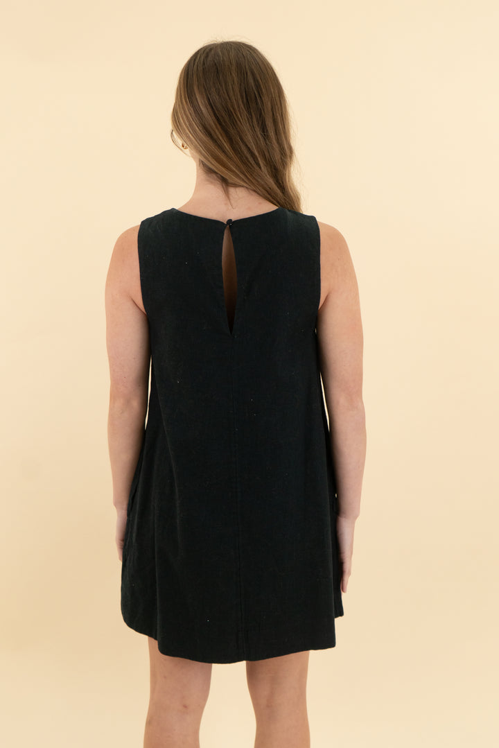 abercrombie & fitch black shift dress nwt (xs; retail $70)