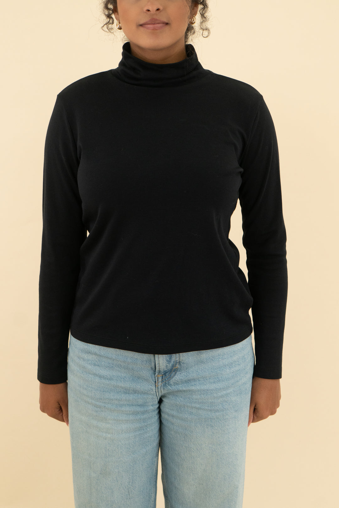 l.l. bean black turtleneck (m; retail $54.95)