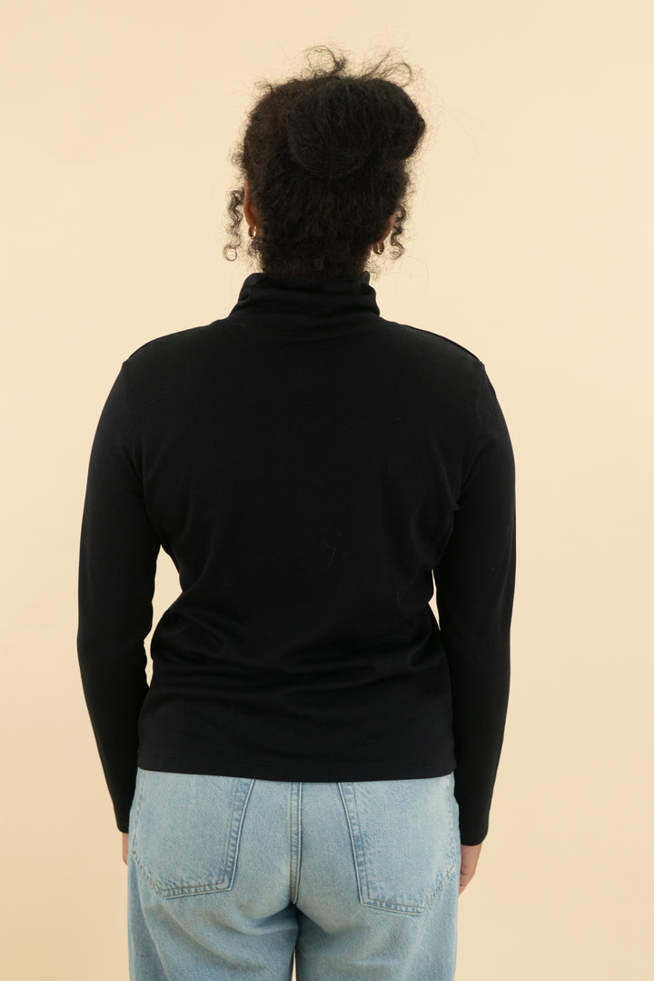 l.l. bean black turtleneck (m; retail $54.95)