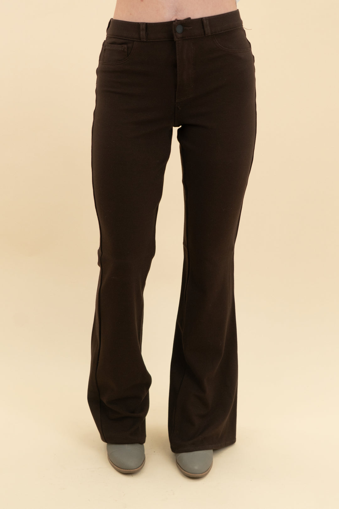 l'agence brown Joanne Low-Rise Wide-Leg Jean (25; retail $295)