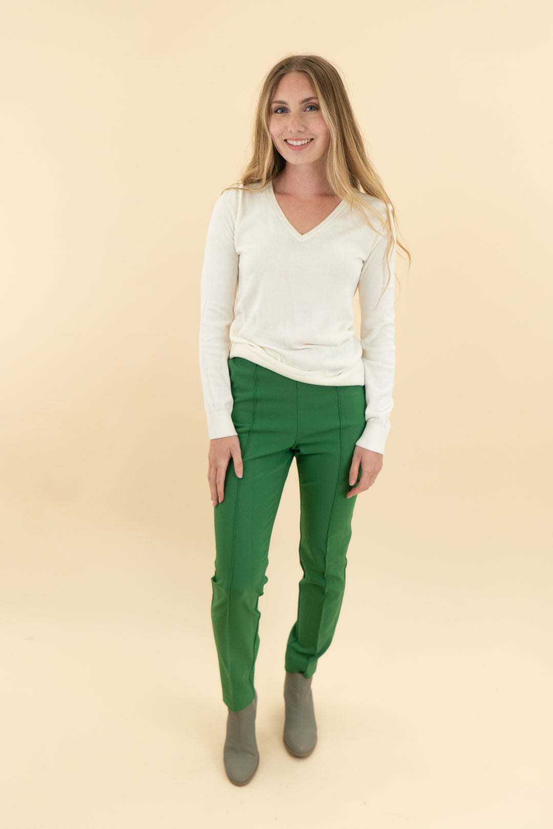 banana republic cream forever sweater (xs)