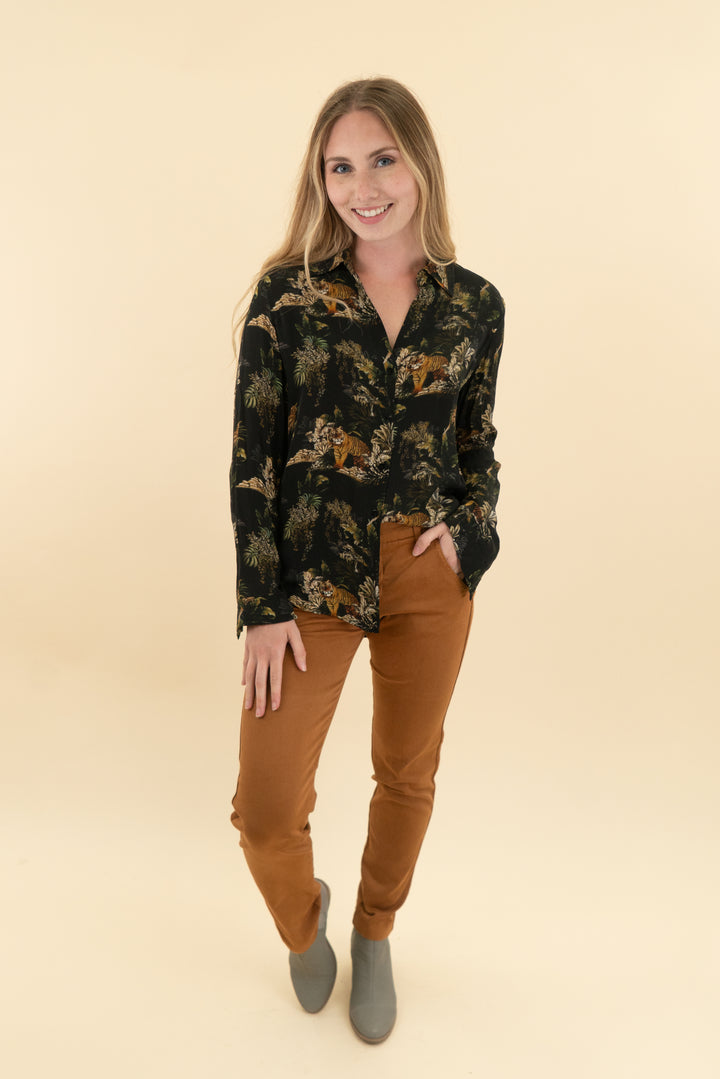 nsf rust brown skinny jeans (24; retail $350)