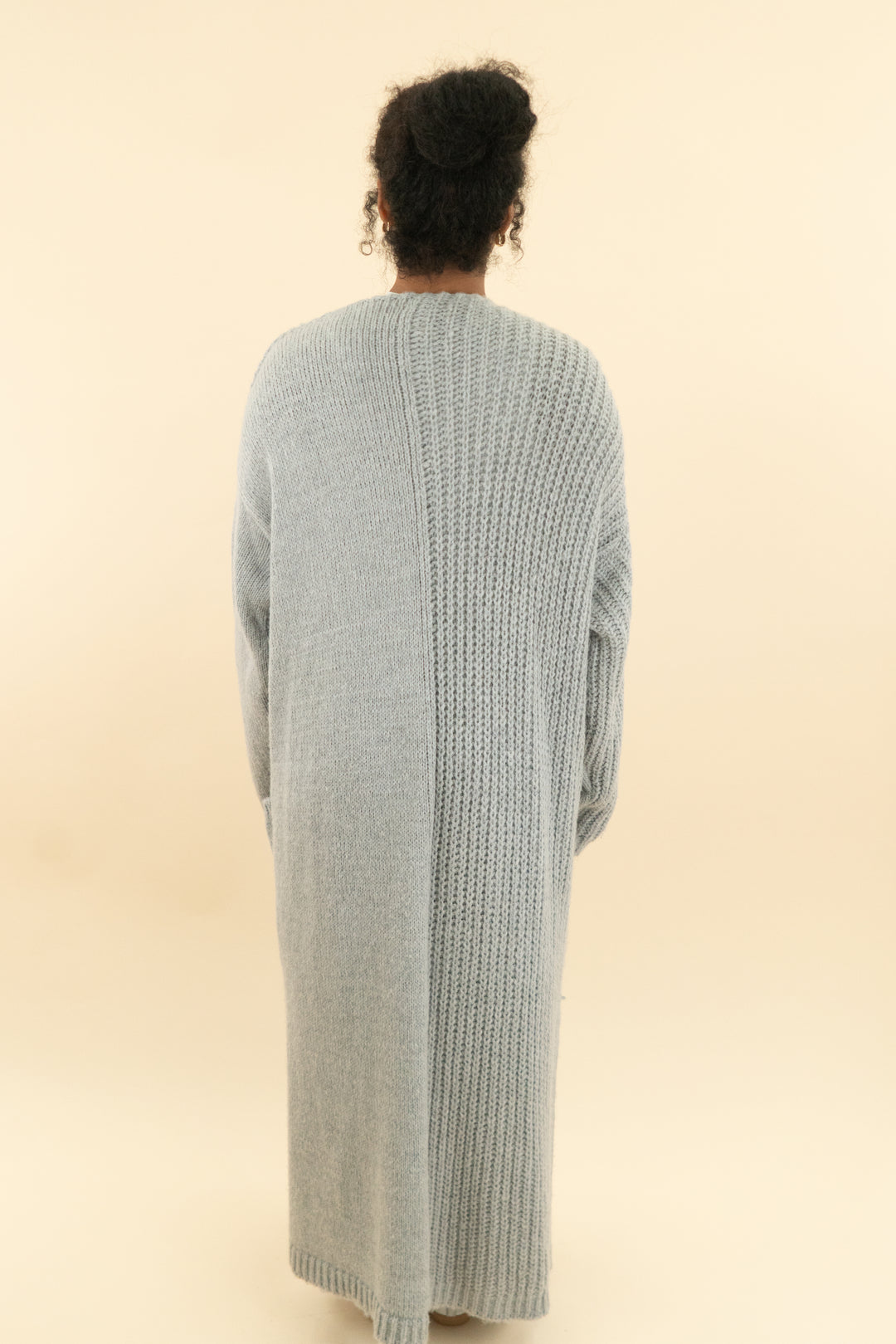 topshop heather grey cardigan (s)