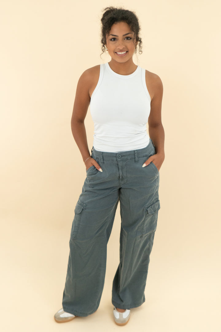 american eagle blue cargo pant (8)