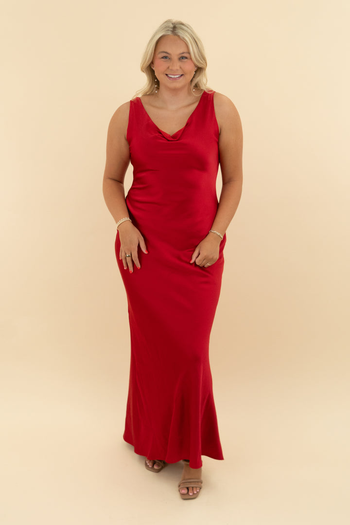 norma kamali red satin dress (40)