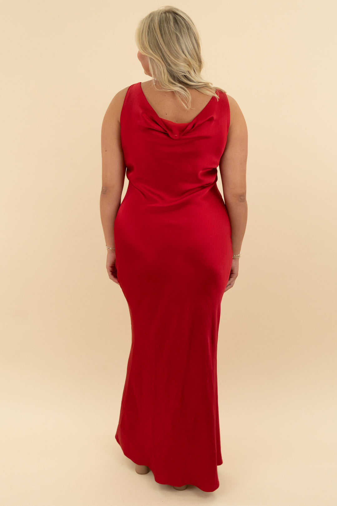 norma kamali red satin dress (40)
