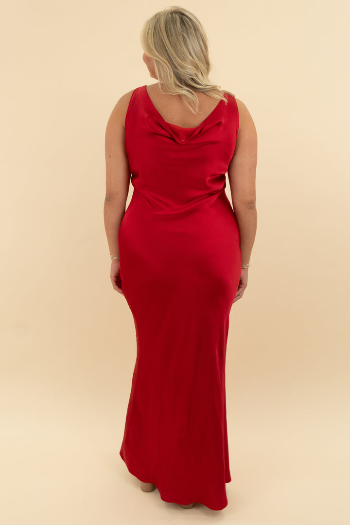 norma kamali red satin dress (40)