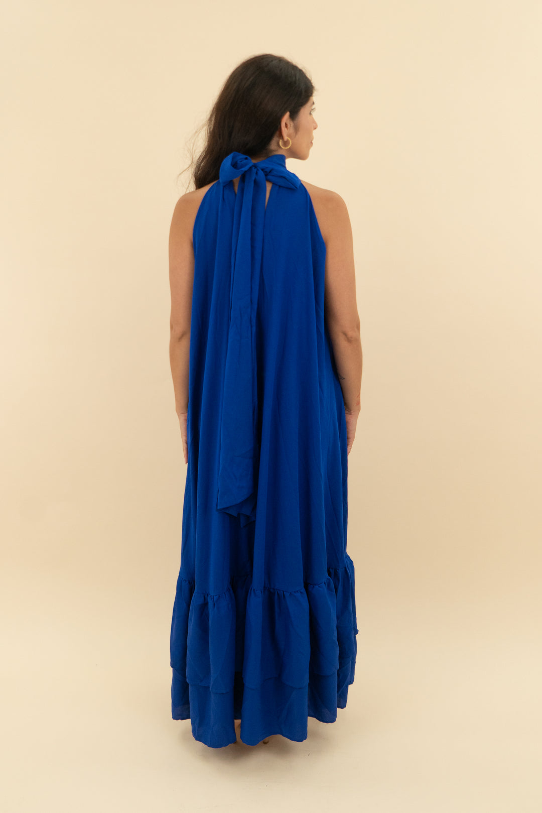aura royal blue maxi dress (xs)