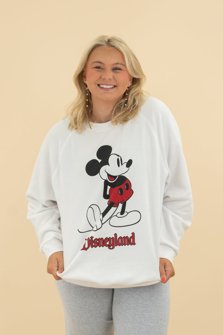 disneyland mickey mouse sweatshirt (l)