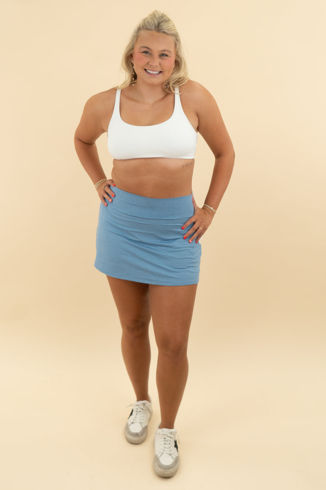 vuori light blue skort (l)