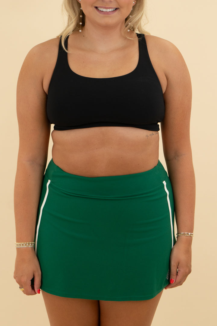 lululemon black criss cross sports bra (m)
