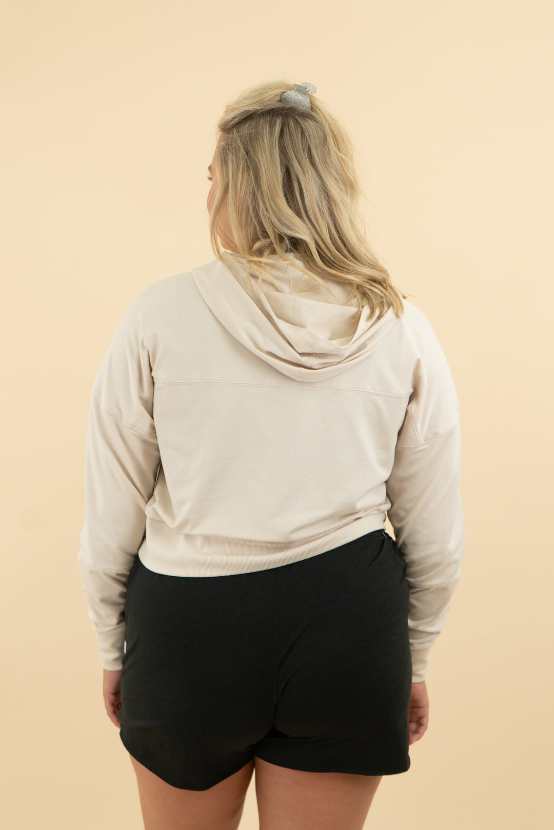 vuori cream half zip (l)