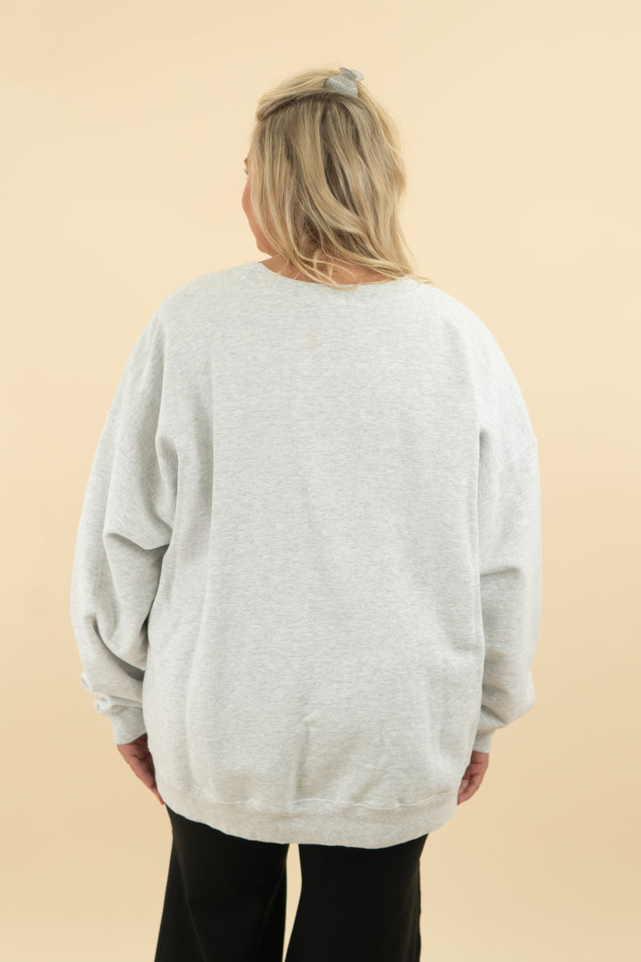 the bar heather grey sweatshirt (xxl)
