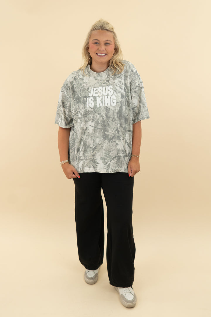 4610 camo jesus is king tee (xl)