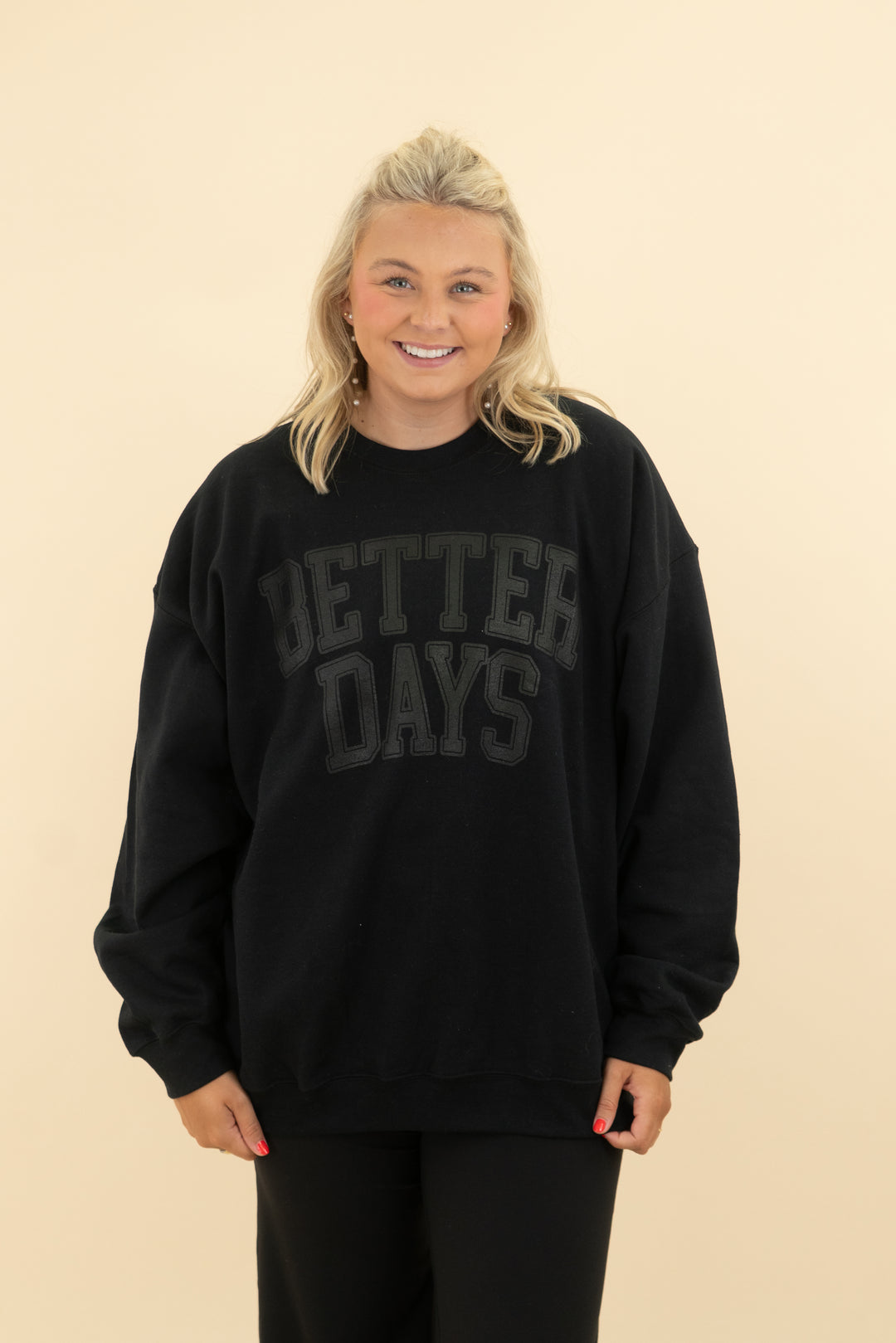 better days black sweatshirt (xl)