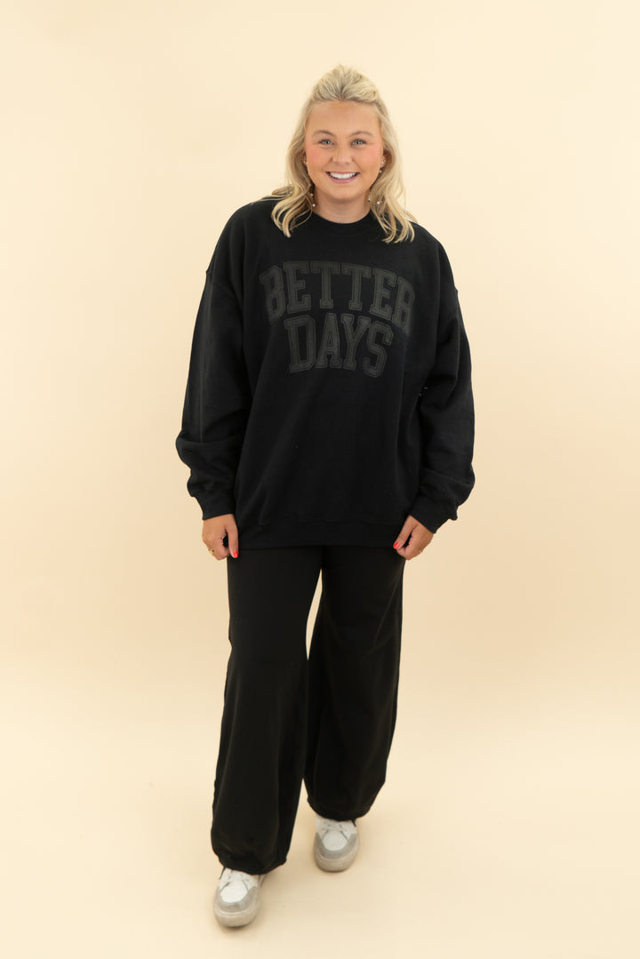 better days black sweatshirt (xl)