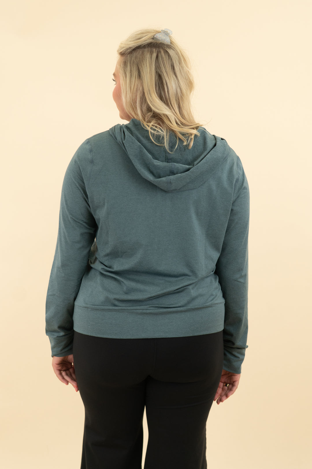 vuori turquoise zip up (xl)