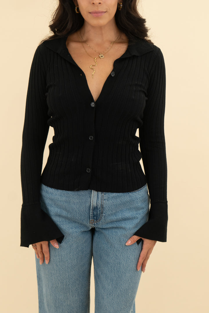more to come black button top (s)