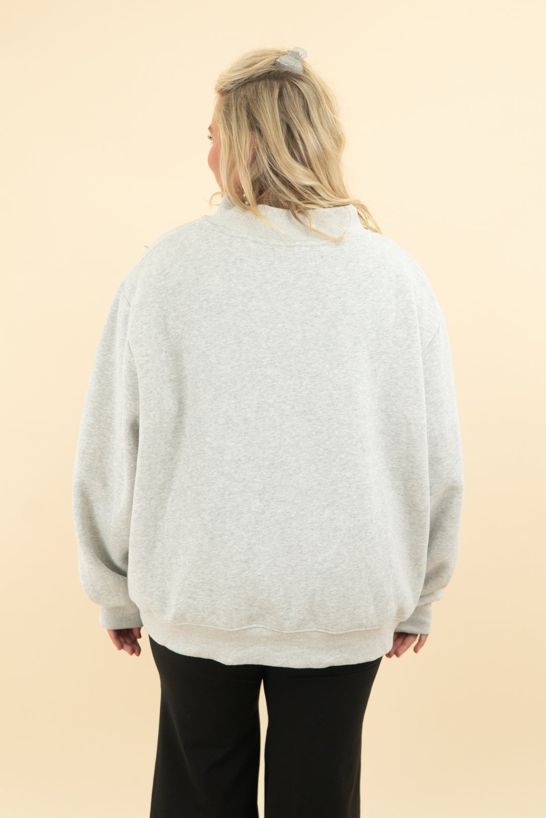 parke light grey/ navy mock neck (xxl)