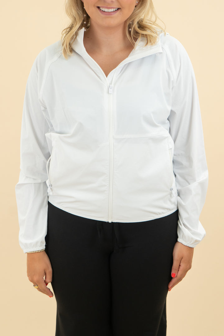 vuori white jacket (m)