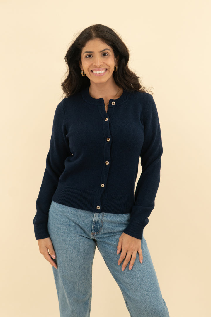 navy cardigan (s)