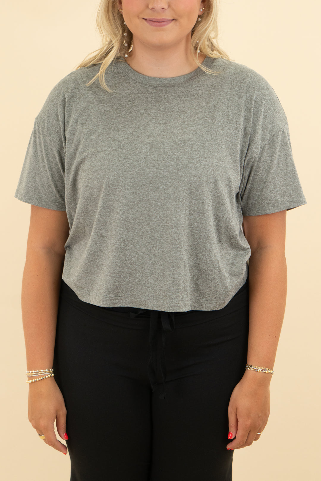 vuori dark grey tee (l)