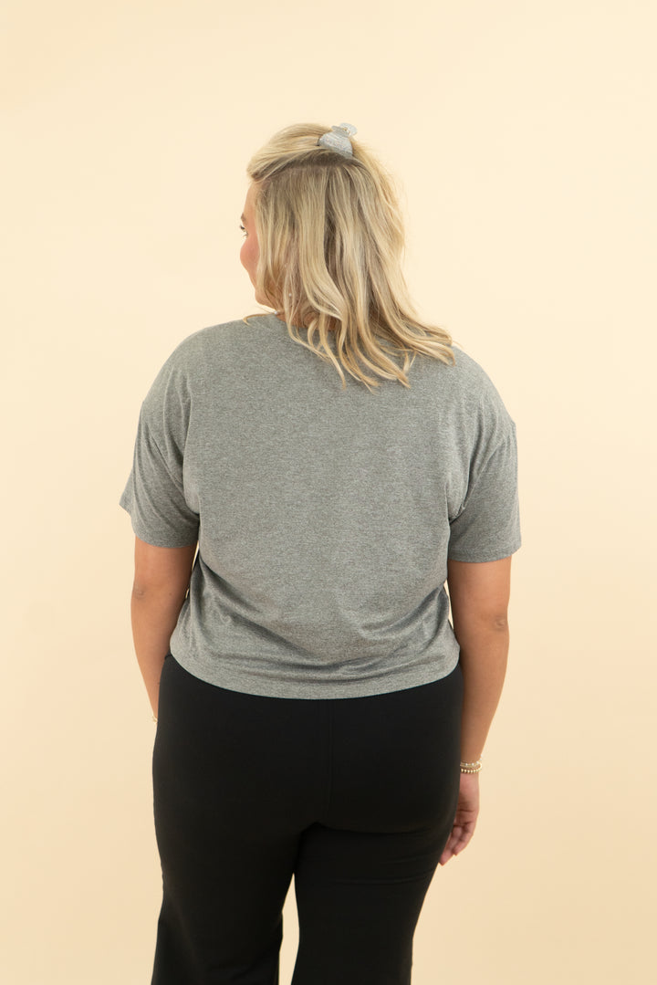 vuori dark grey tee (l)