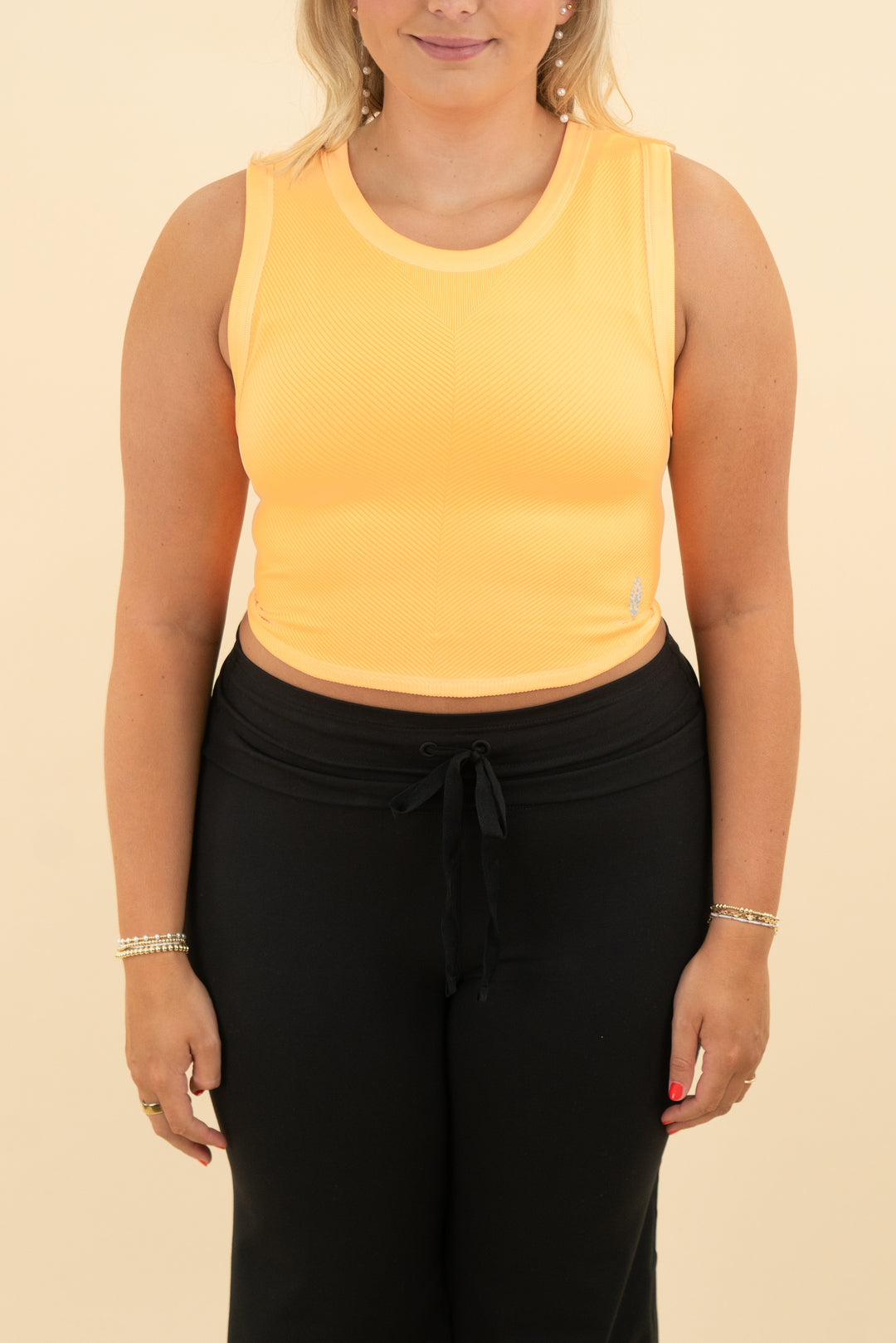 fp movement yellow ribbed tank (m/l)