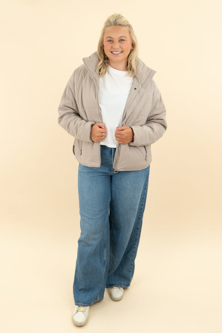 vuori tape puffer jacket (l)