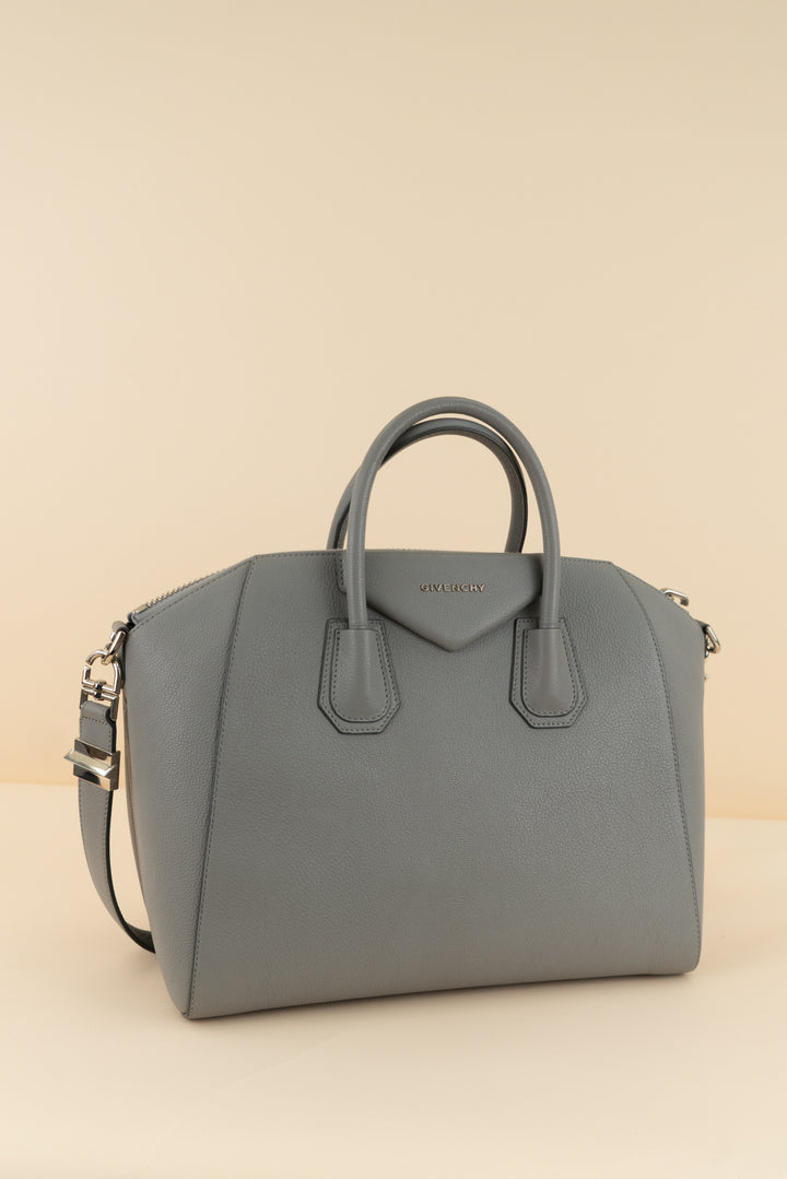 Givenchy Antigona Bag in Dove Grey (retail $2,750)