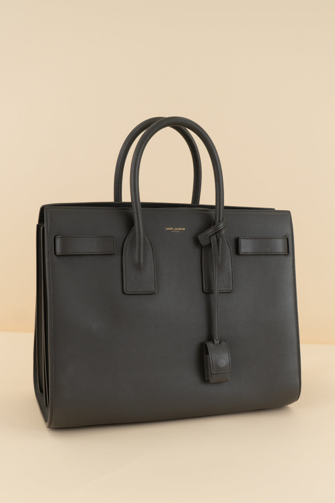 saint laurent grey sac de jour (retail $3,800)