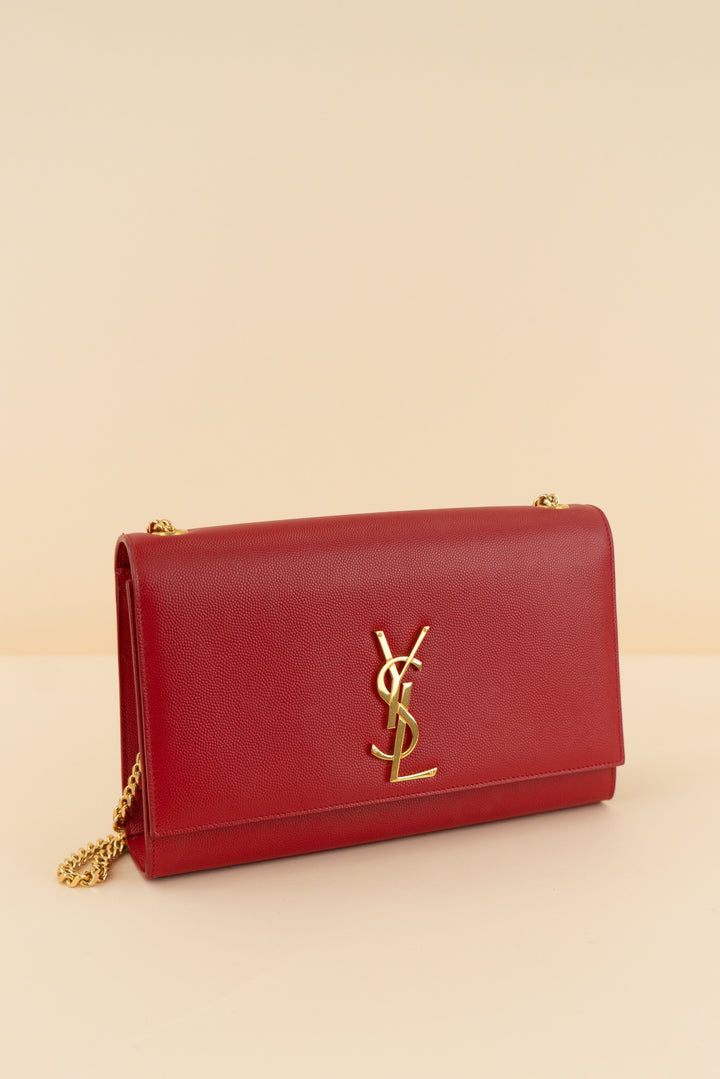 Saint Laurent Red Kate Crossbody NWOT (retail $2,450)