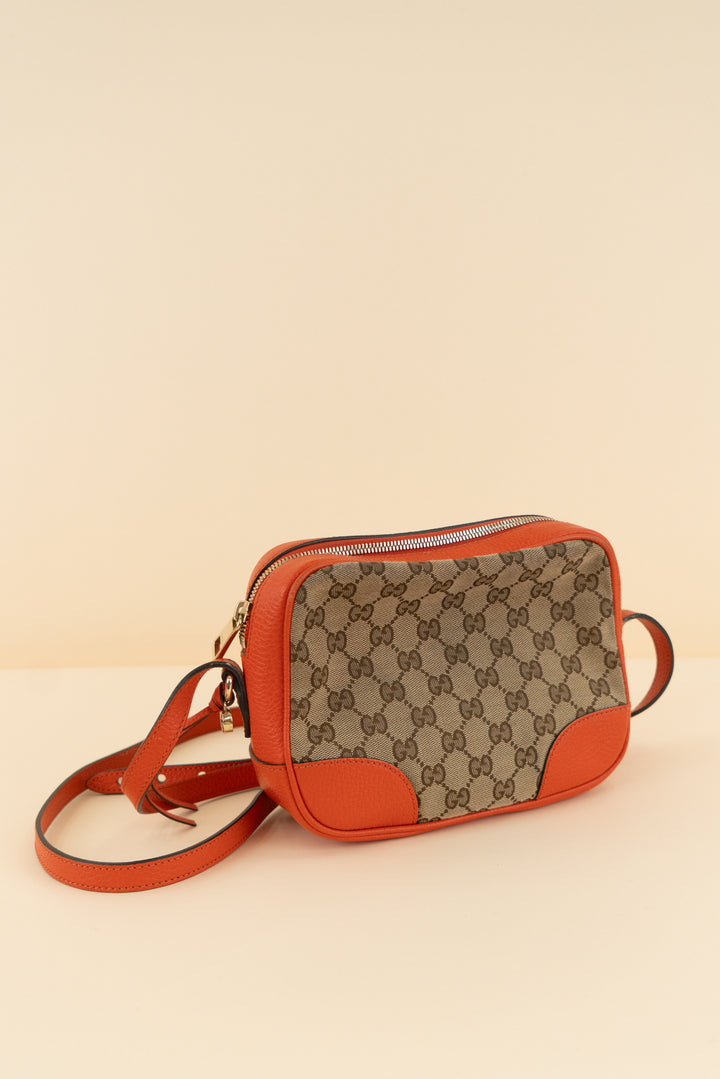 Gucci Monogram Dollar Calfskin Mini Bree (est. retail $1,350)