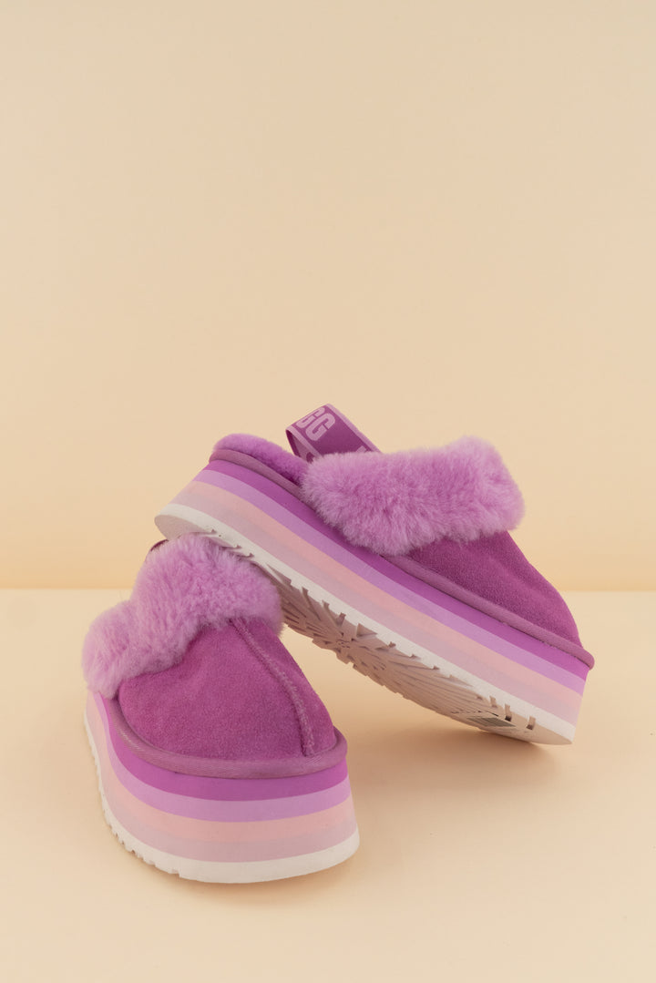 ugg platform purple slipper (7)