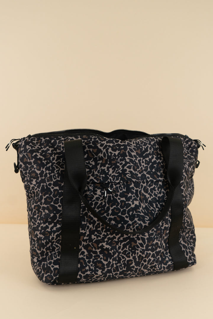 Fabletics cheetah print tote nwt (os; retail $94.99)