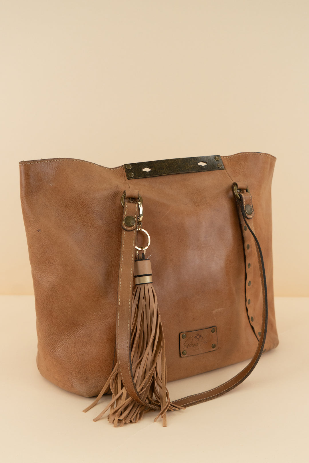 patricia nash italian leather tote (os; retail $299)