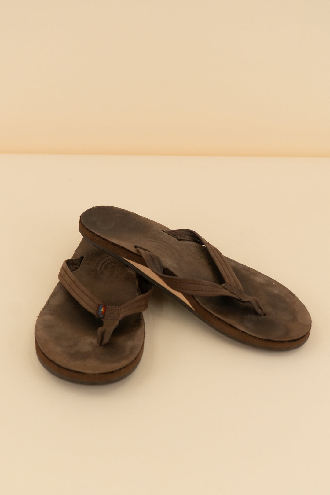 rainbow brown flip flop (7)