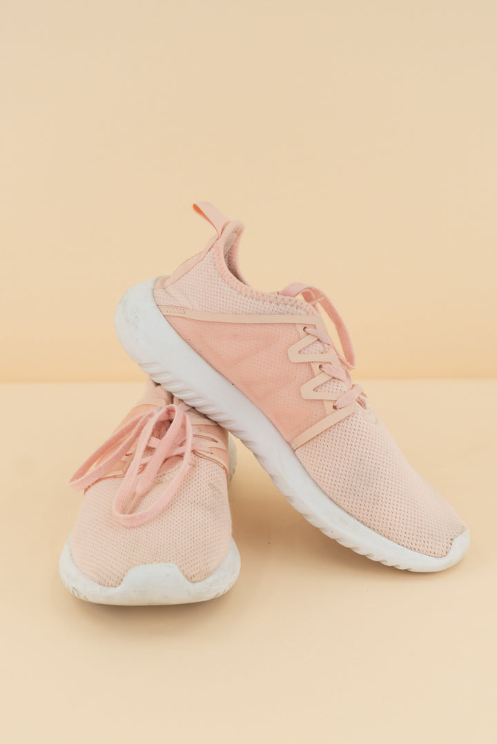 Adidas pale pink sneakers (7.5; retail $100)